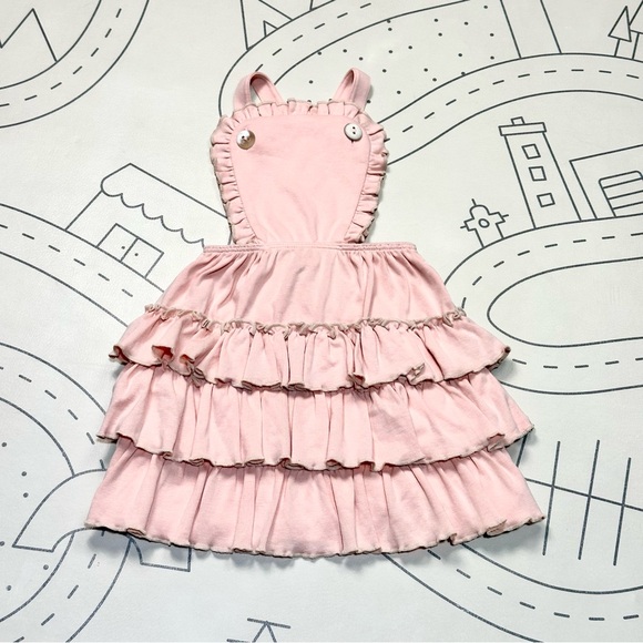 Misha&Puff RUFFLE SLEEVE DRESS 4y Misha & Puff Ruffle Dress